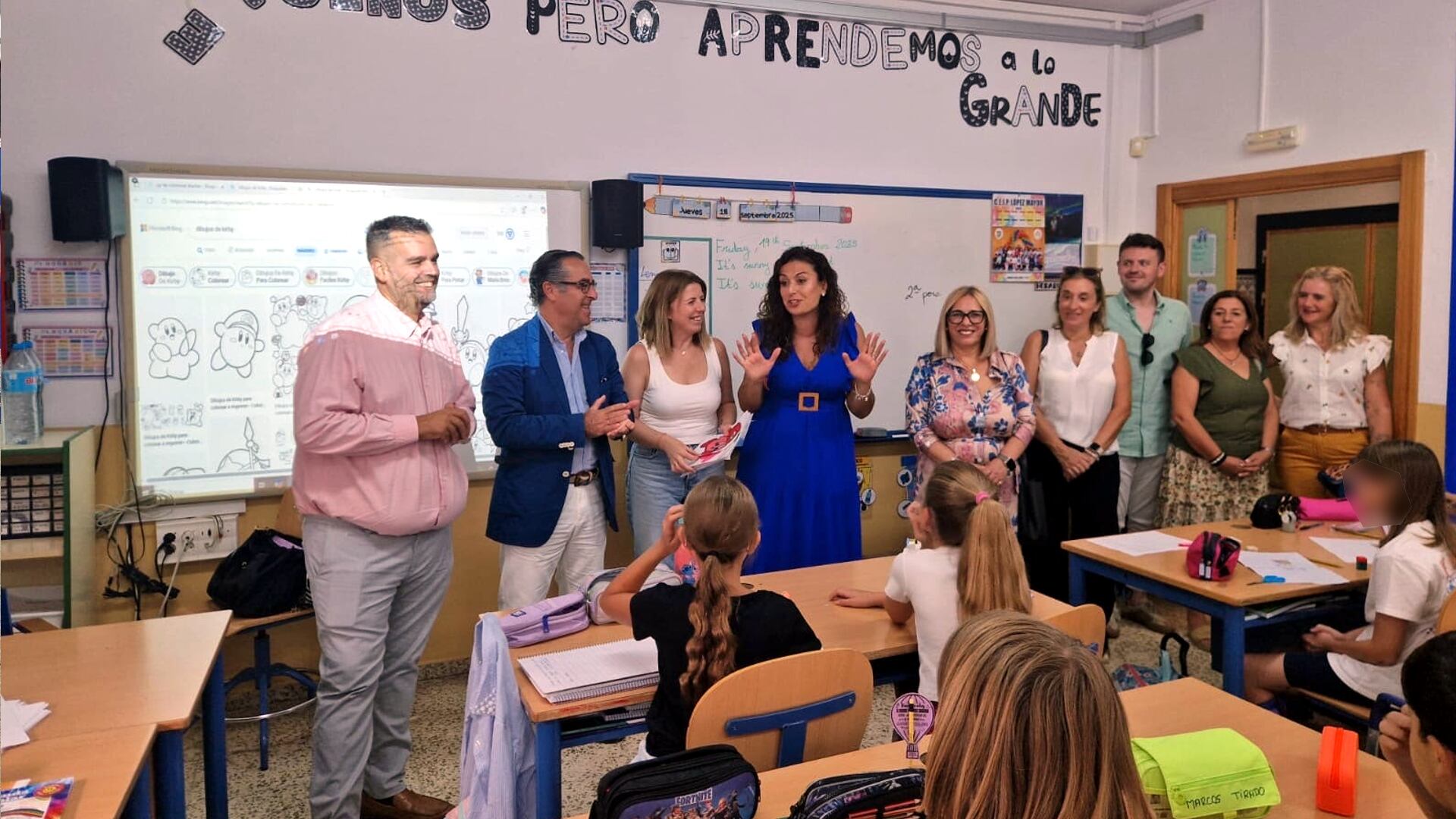 Visita al CEIP López Mayor de Villanueva del Trabuco