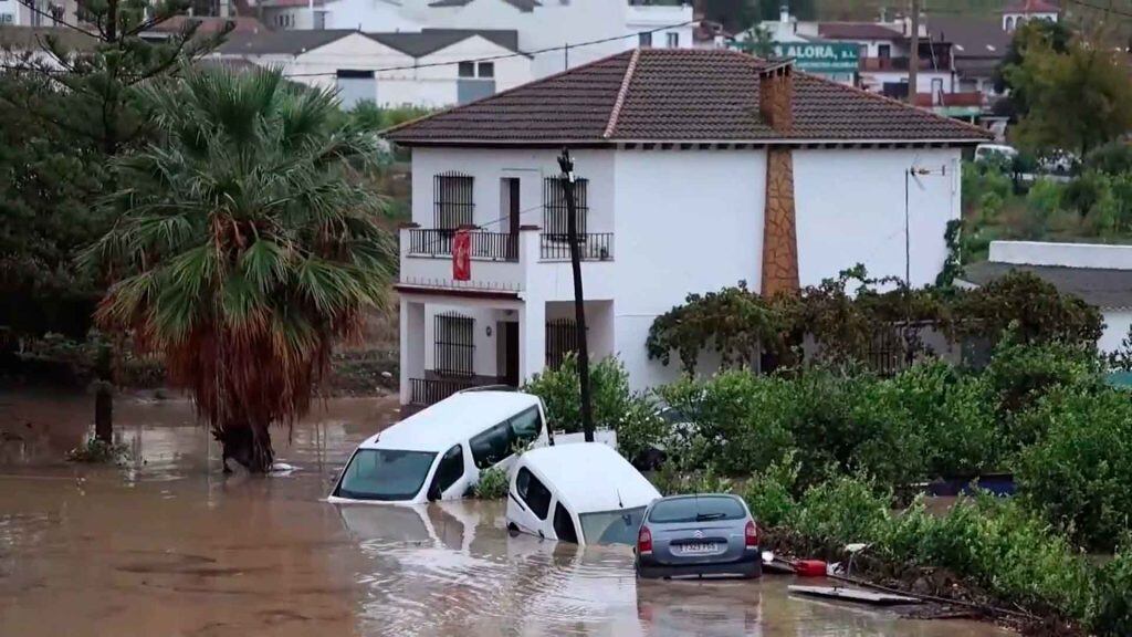 Álora ha sido una de las localidades malagueñas mas afectadas por el desbordamiento del río Guadalhorce
