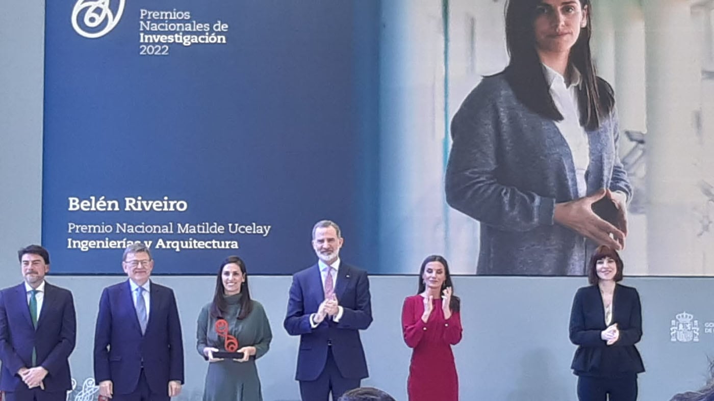 Belén Rivero en 2023 en Premios Nacionales de Investigación para Jóvenes 2022.