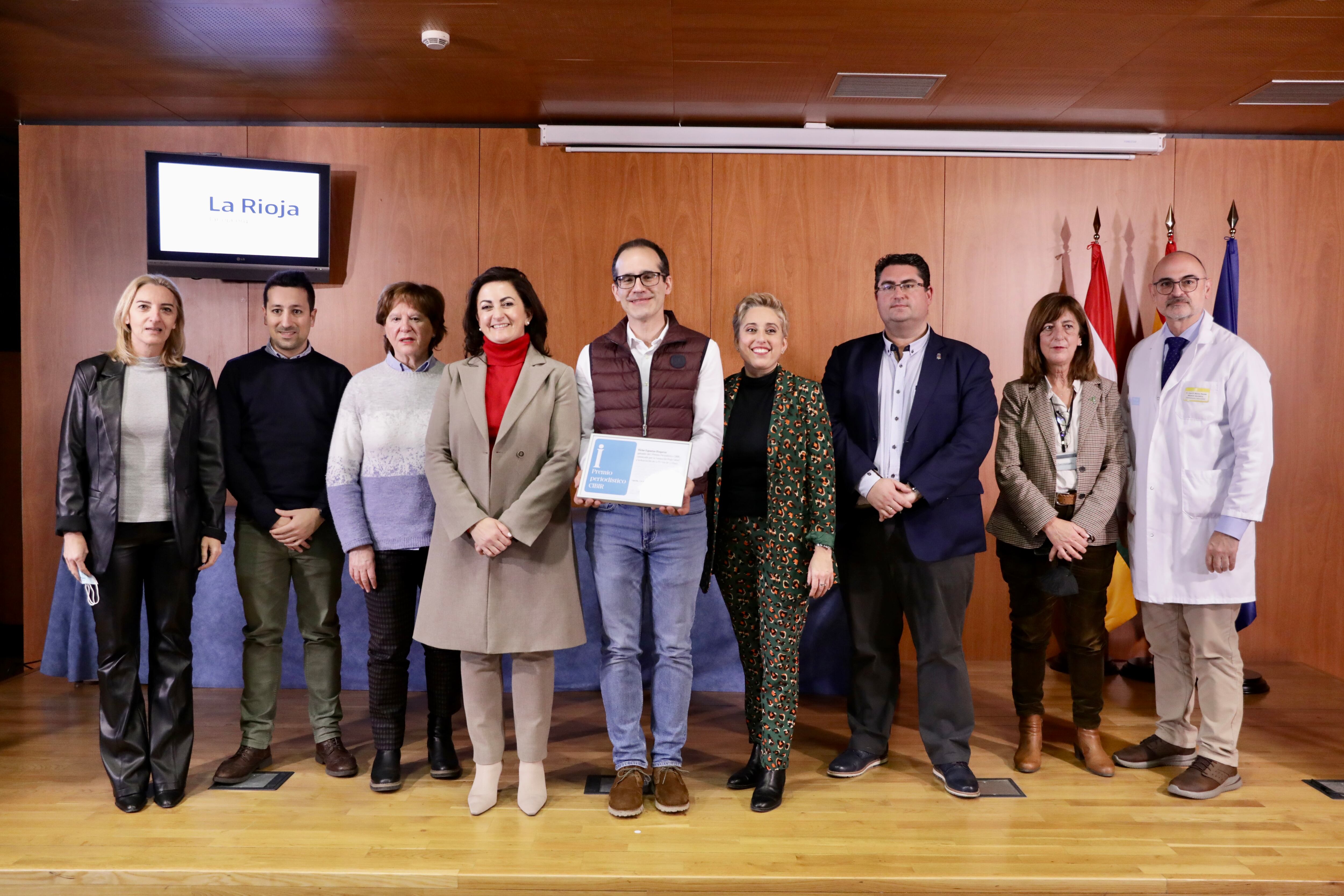 El periodista Víctor Espuelas gana el I premio científico del CIBIR