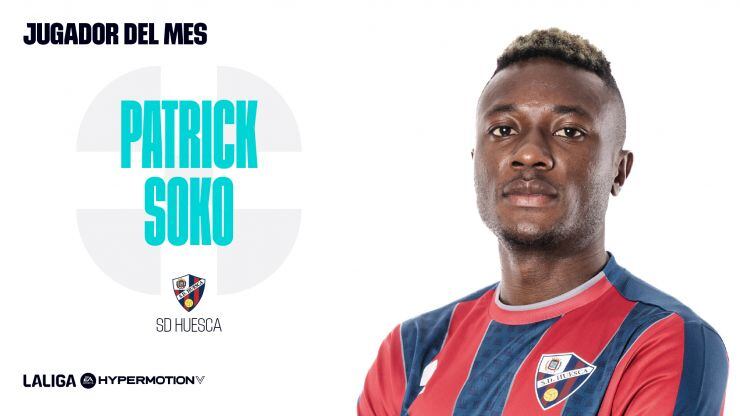 Patrick Soko ha sido elegido como mejor jugador de Segunda División en el mes de diciembre