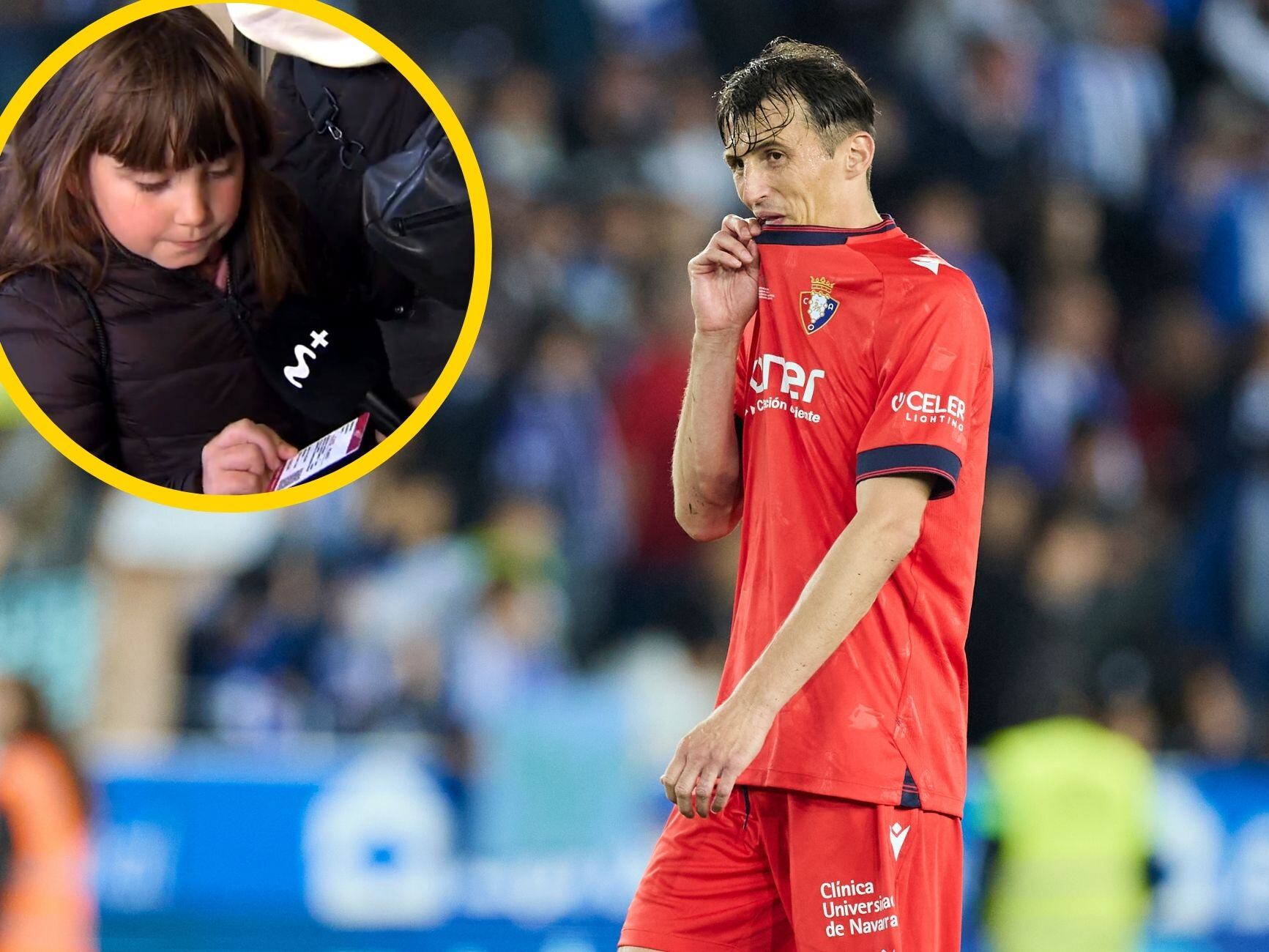 Nagore, una socia de Osasuna de 8 años