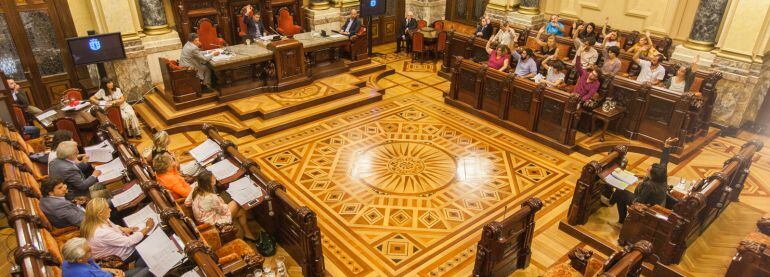Pleno del Concello da Coruña.