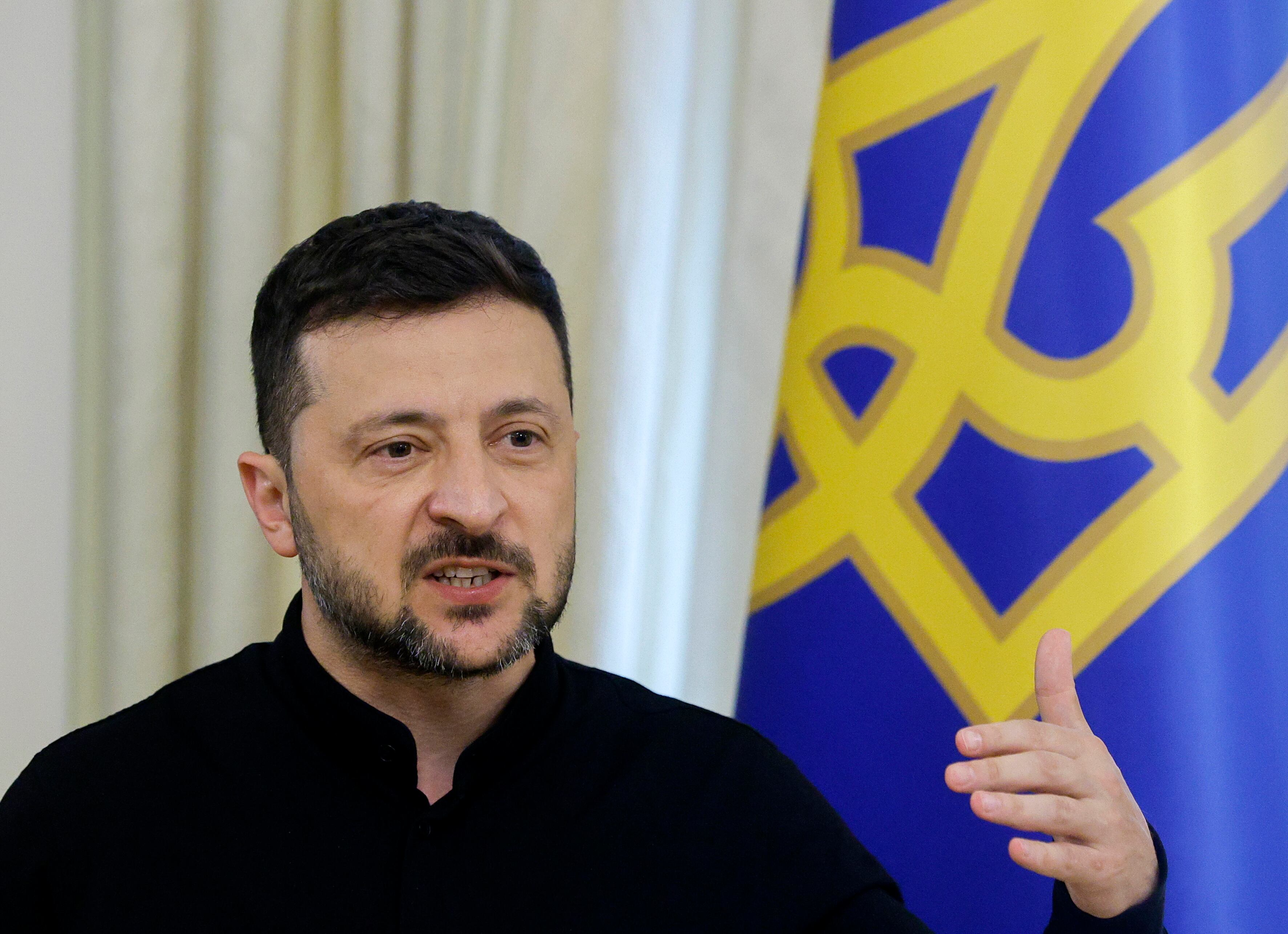 El primer ministro ucraniano Volodímir Zelenski. 