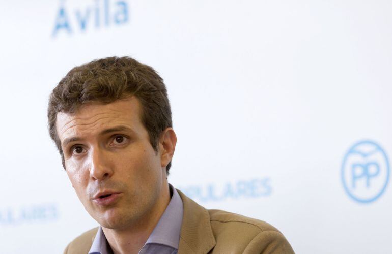 El vicesecretario de Comunicación del PP y diputado por Ávila, Pablo Casado.