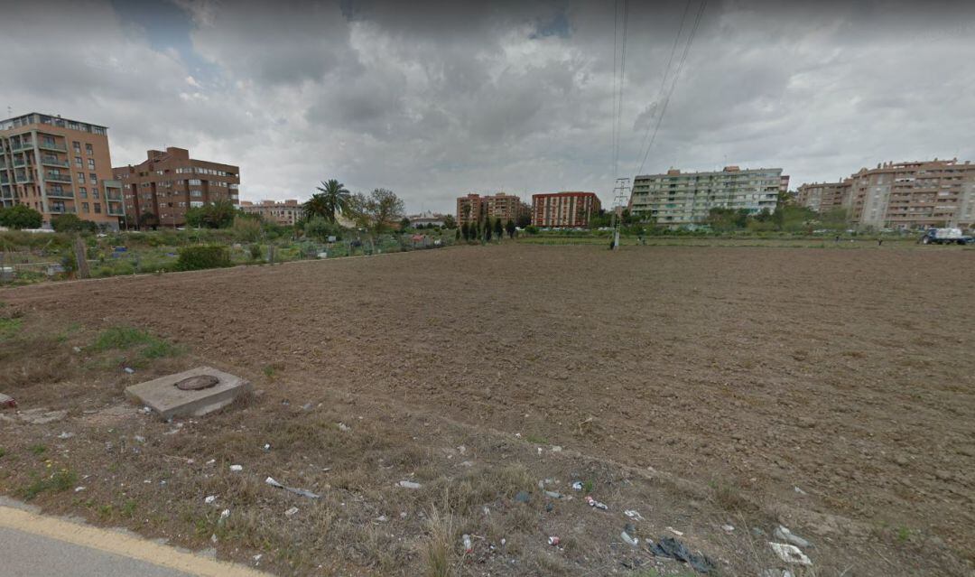 Imagen del sector donde se tiene que desarrollar parte del PAI de Benimaclet, en València
