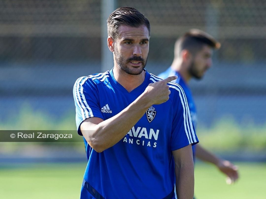 Pichu Atienza durante un entrenamiento en la Ciudad Deportiva