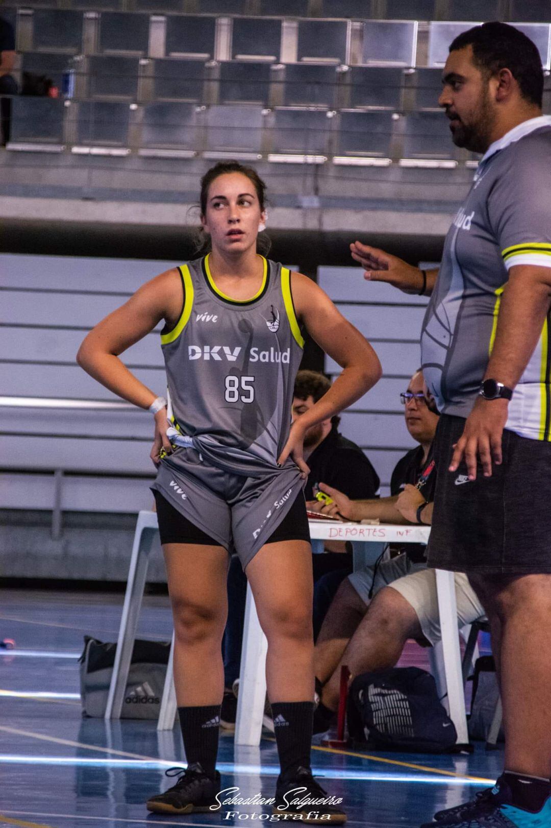Ana Toro durante un partido esta temporada