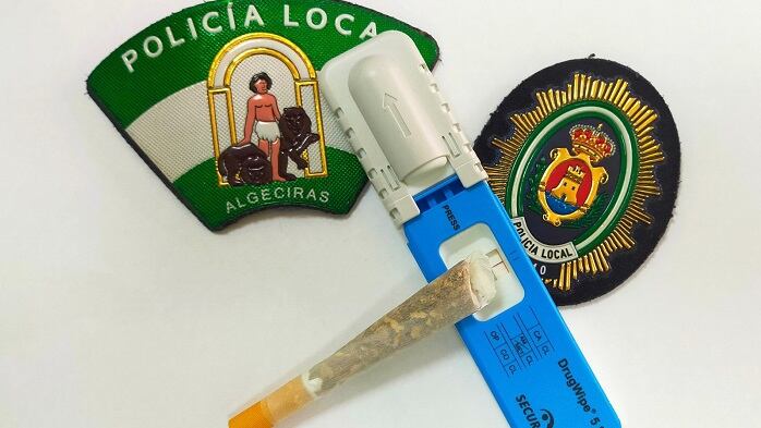 Test de drogas realizado por la Policía Local