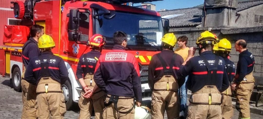 Bomberos A Coruña. Foto de archivo