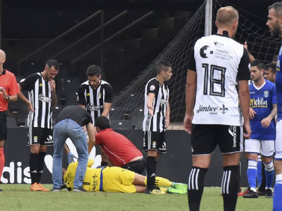 Mario Fernández sufre una artritis traumática en la rodilla y es duda ante el Sevilla Atco.
