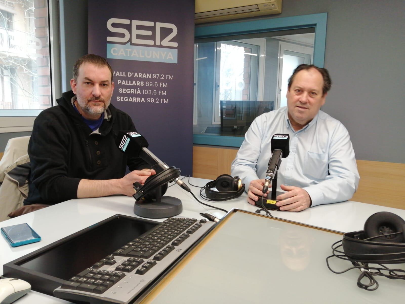Carles Gallart i Joan Juncosa, secretari i president de l'Associació Long Covid de Lleida.