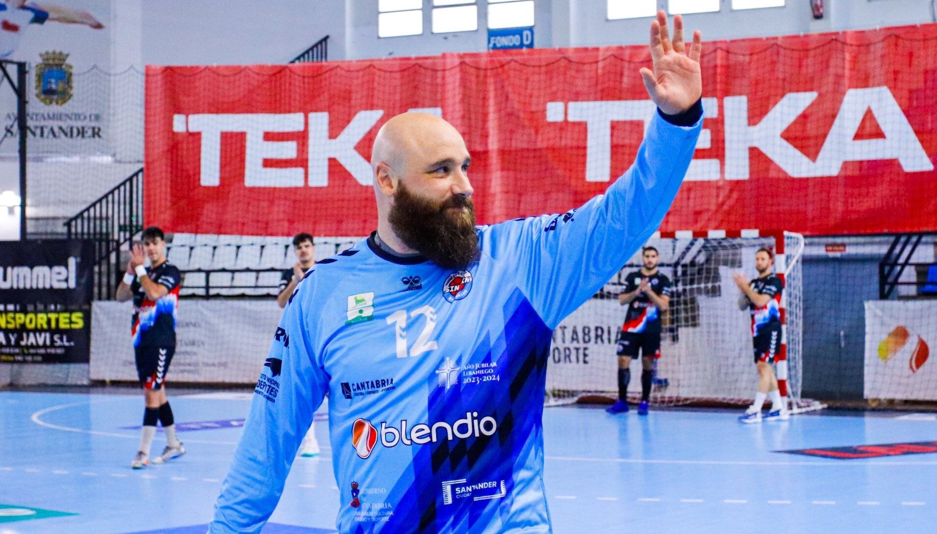 Ernesto Sánchez, portero del Blendio Sinfín.