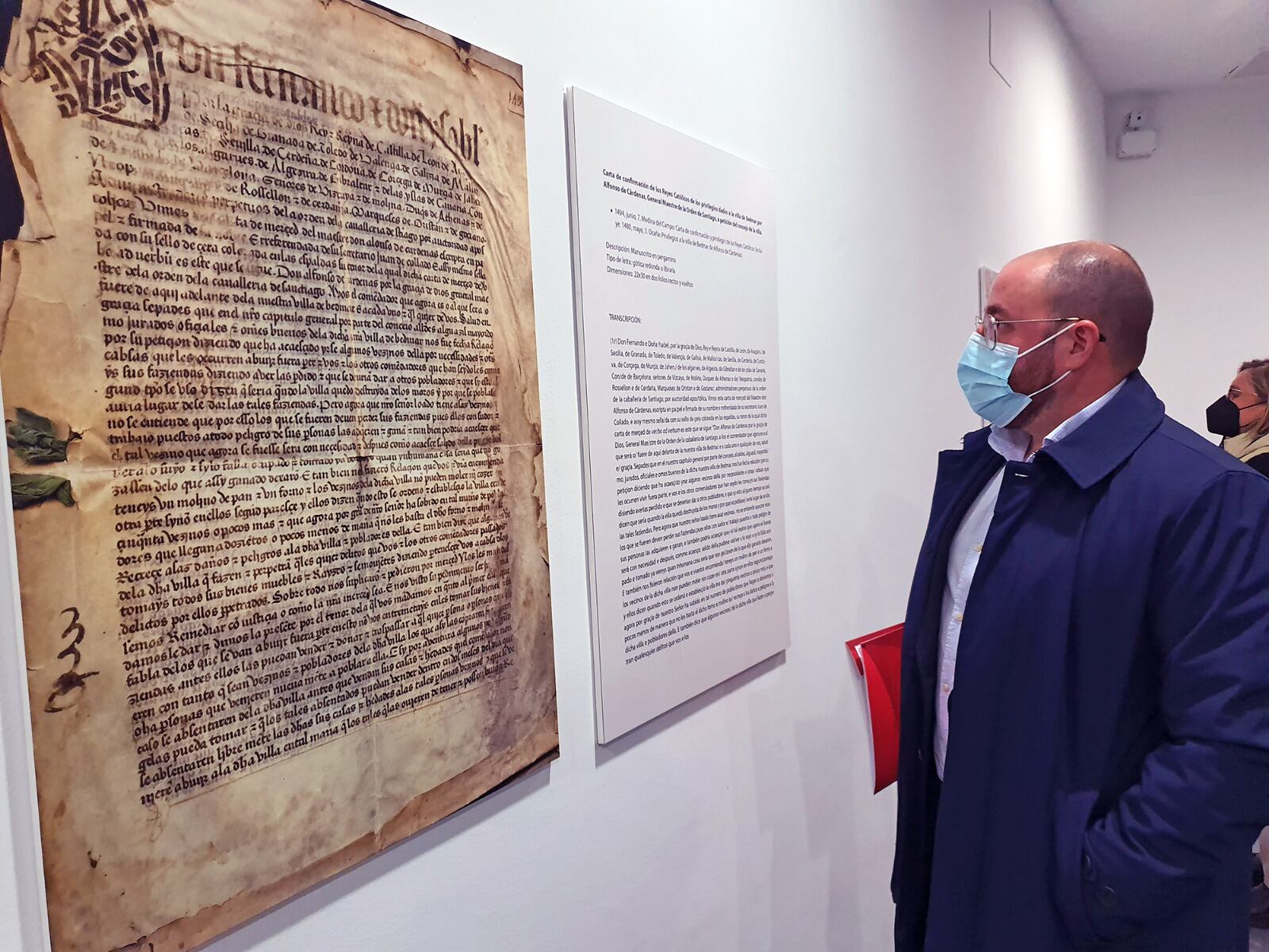 Manuscritos expuestos en Bedmar