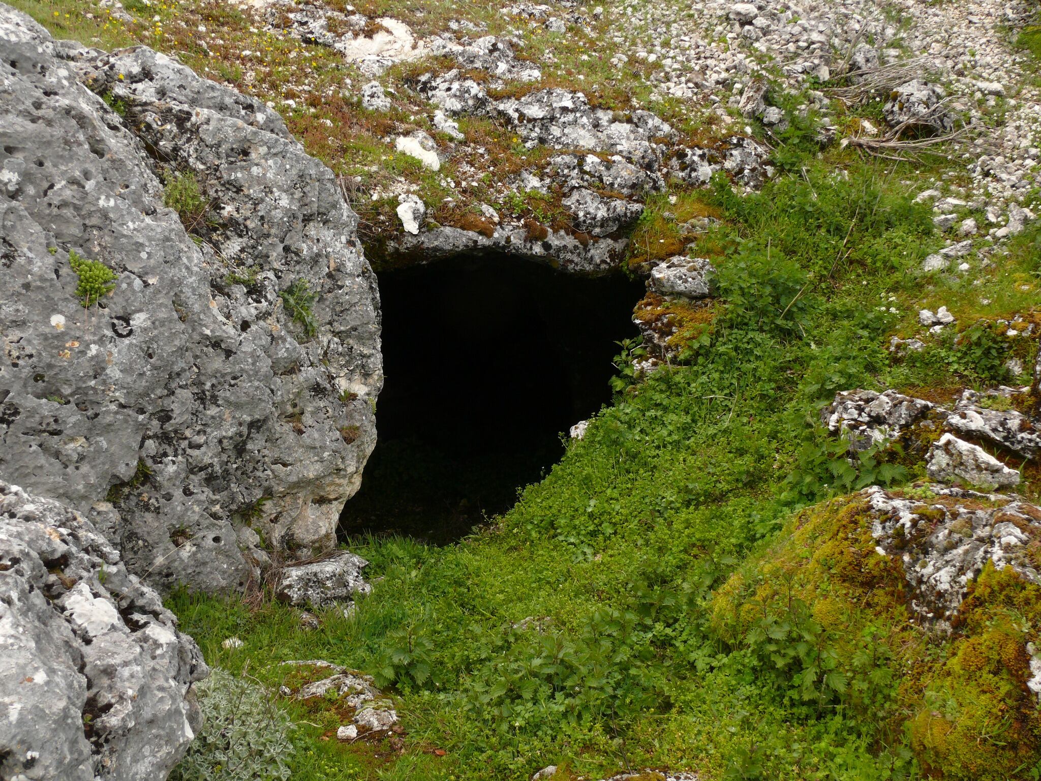 Entrada de la Cueva del Jabalí en Santiago-Pontones.