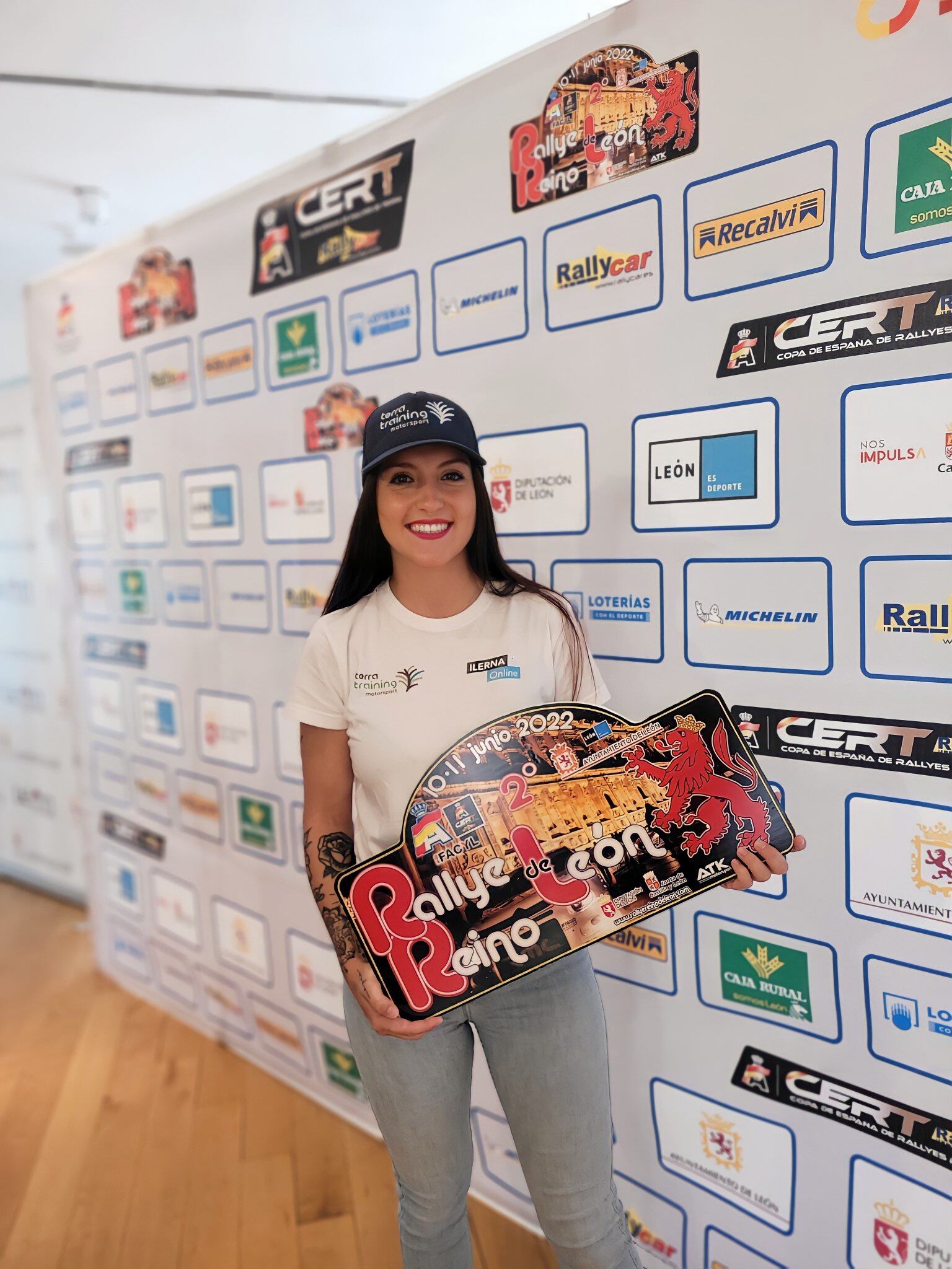 Alba Sánchez, durante la presentación de la carrera