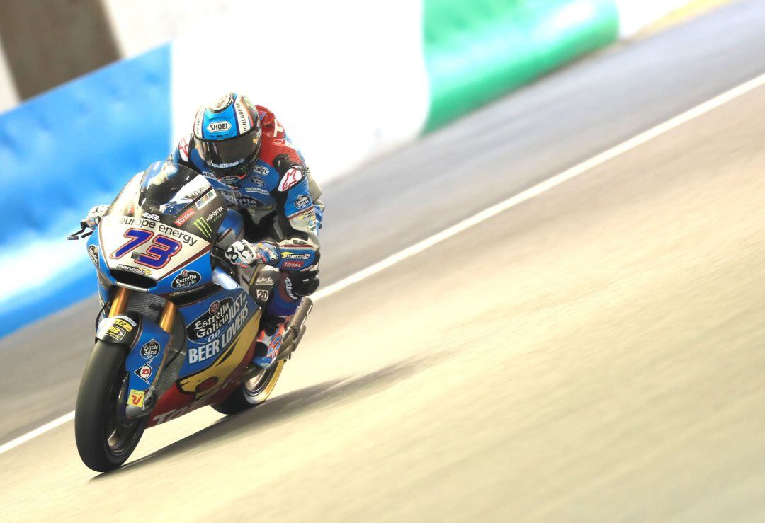 El piloto de Moto2 Àlex Márquez (EG 0,0 Marc VDS) en el GP Japón 2018.