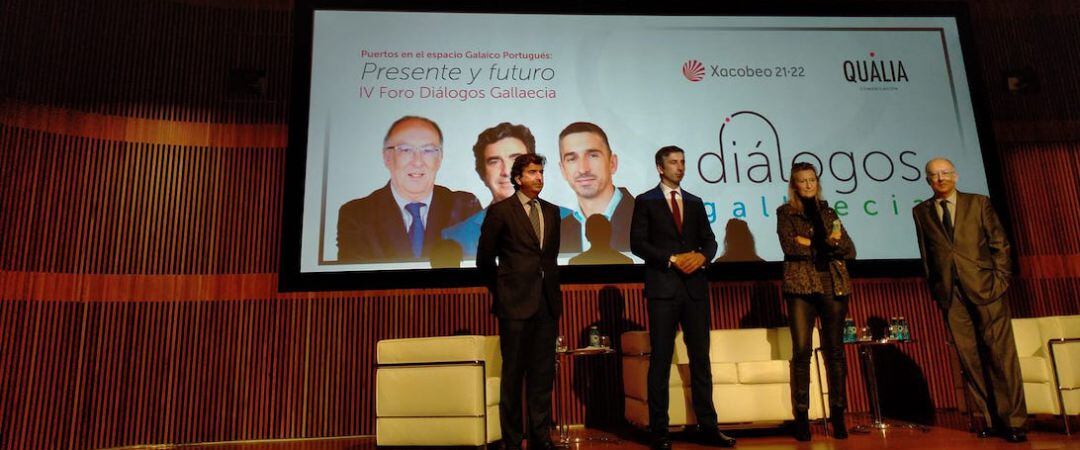 Fernando González Laxe, Martín Fernández Prado y el pte del puerto de Leixoes, Nuno Araújo