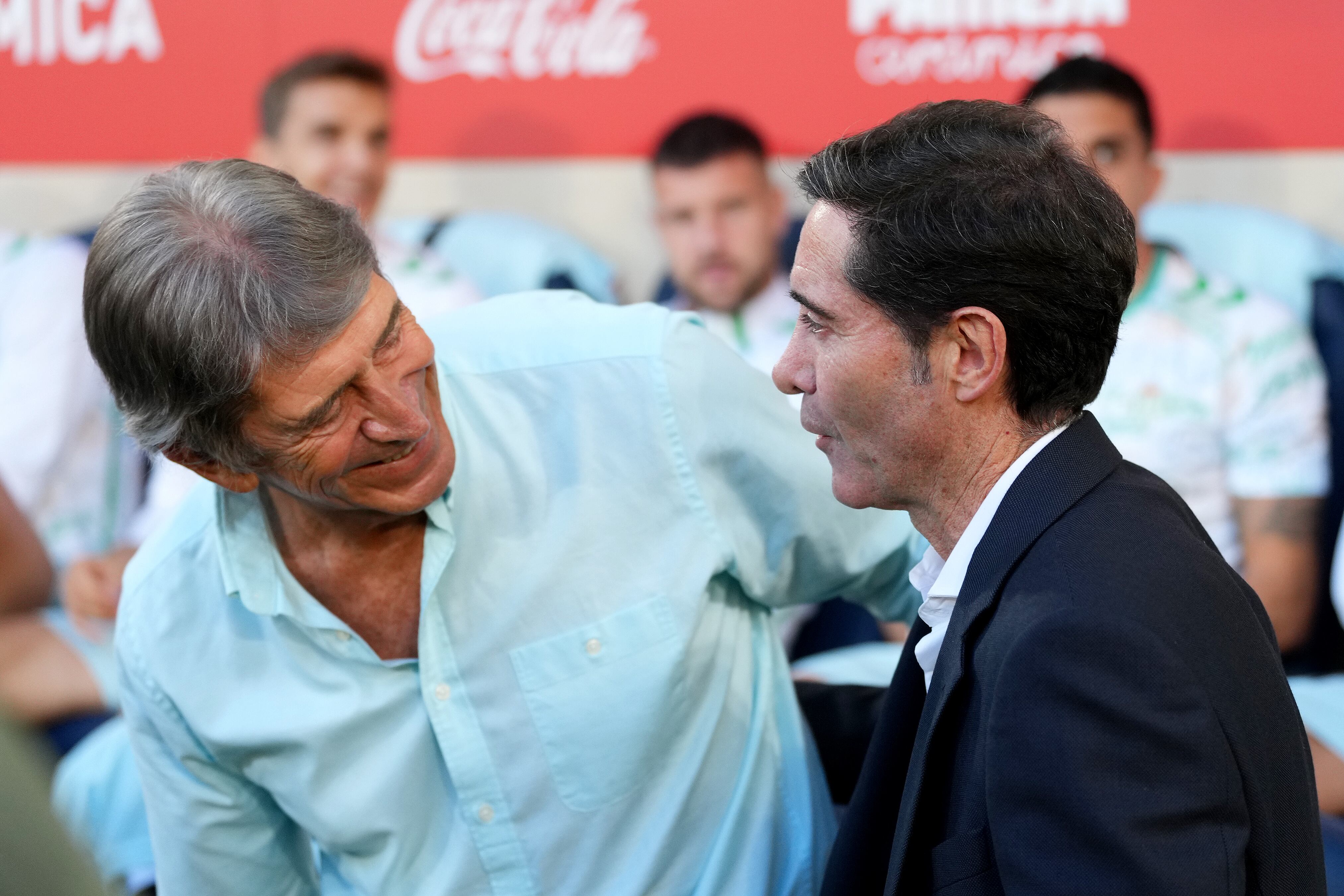 Manuel Pellegrini y Marcelino