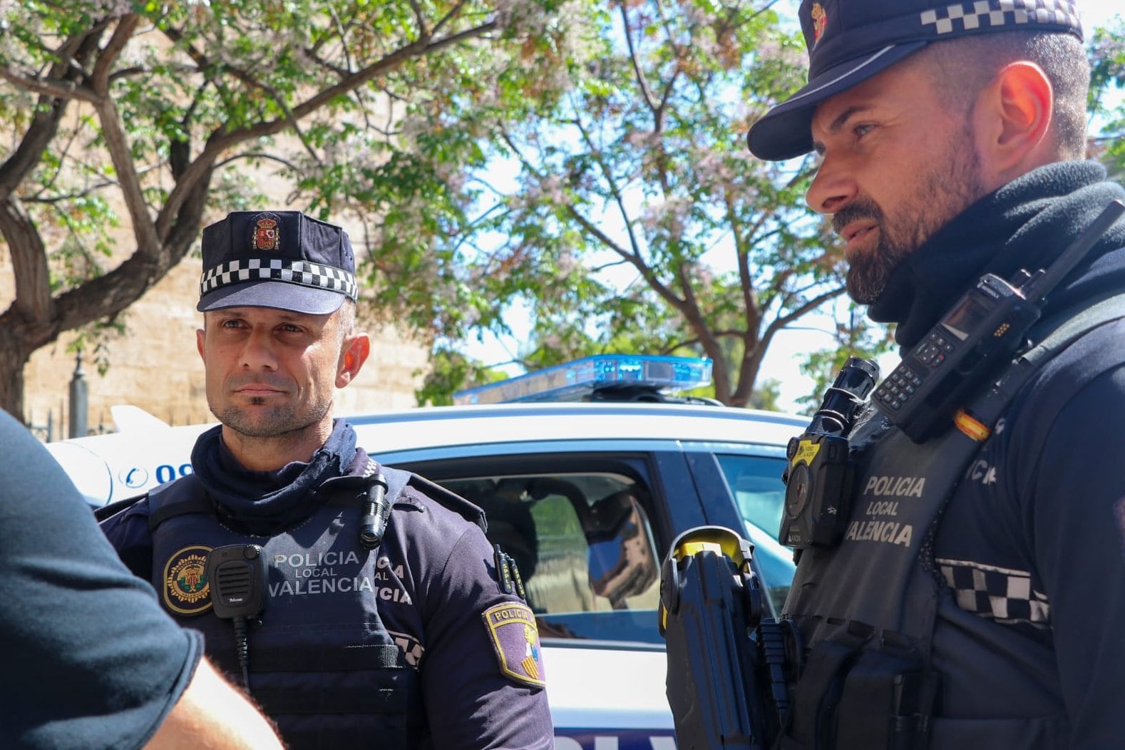 Agentes de la Policía Local de València