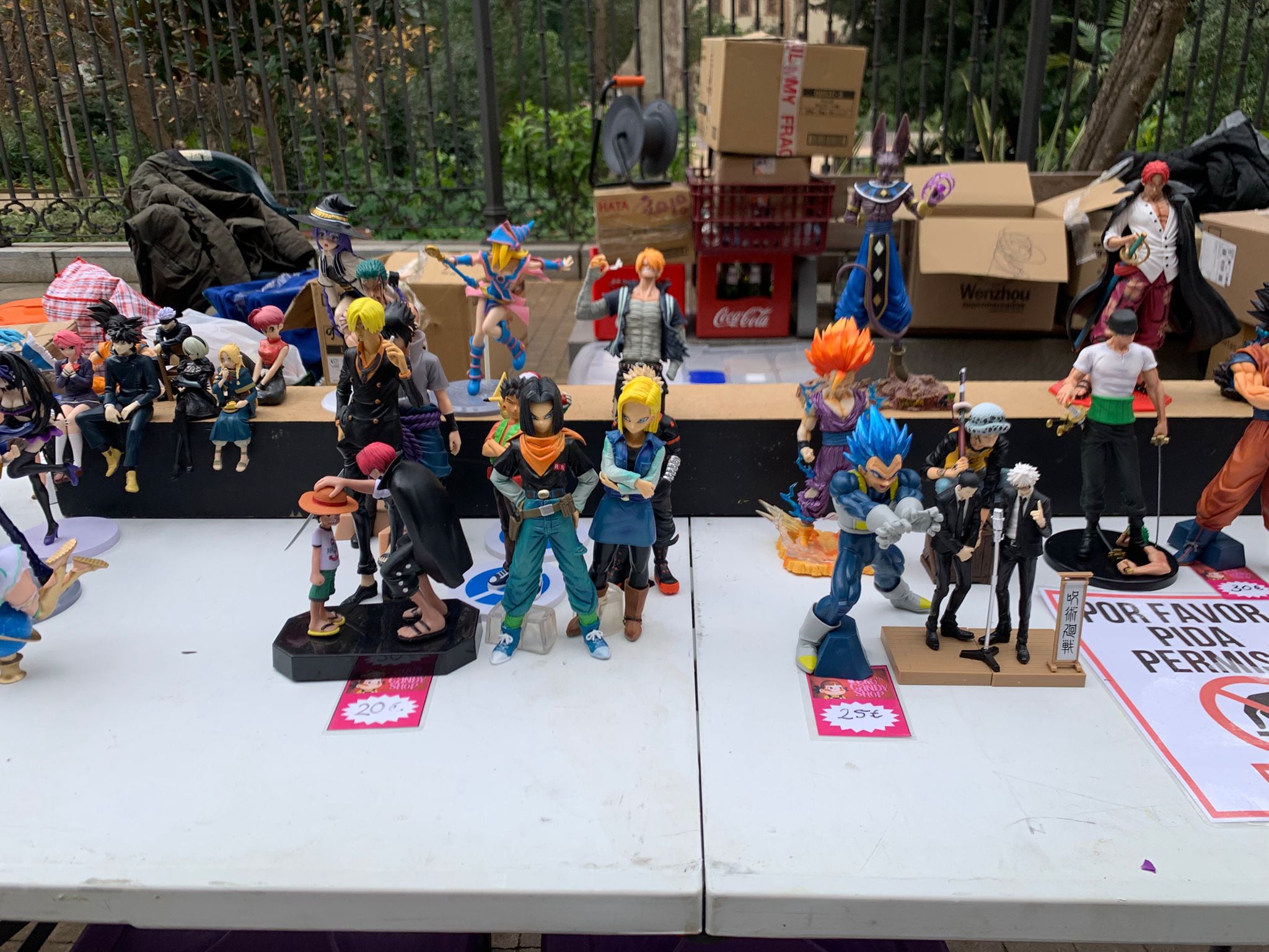 Puestos en el Mercadillo Friki de Algeciras