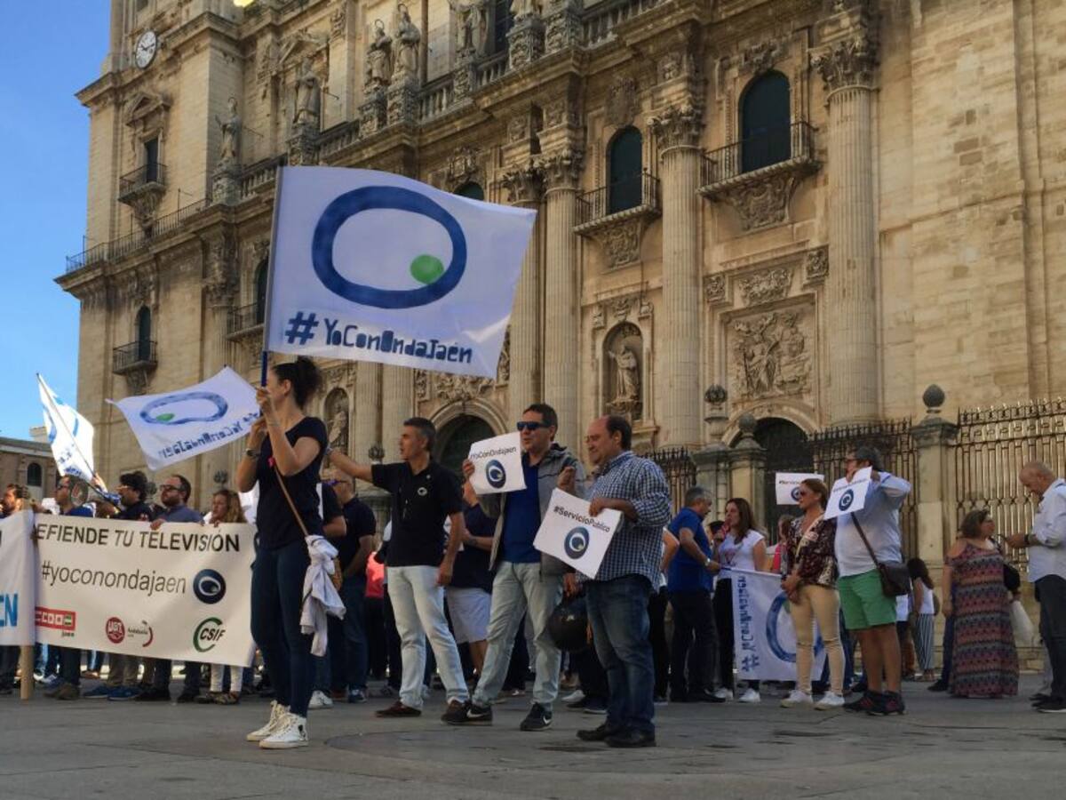 Nueva concentración de trabajadores de Onda Jaén