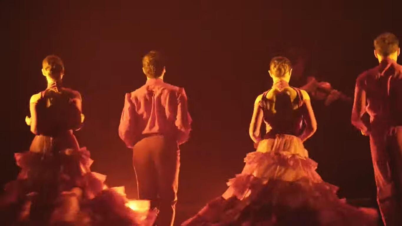 Momento de la obra 'Latido y tañido'