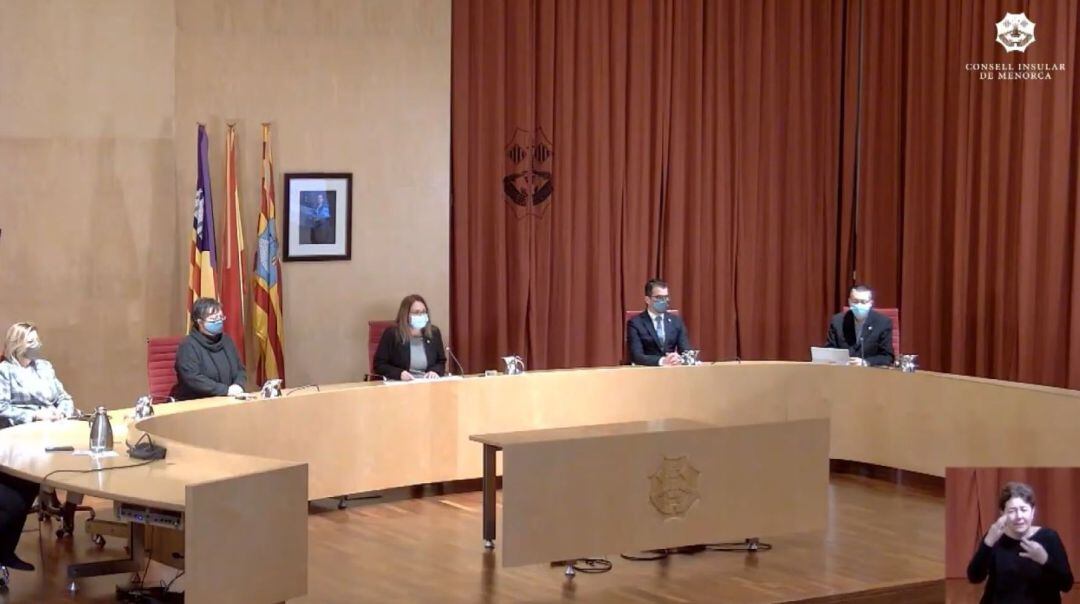 L'acte institucional de la Diada del Poble de Menorca es va fer de forma telemàtica degut a les mesures sanitàries.