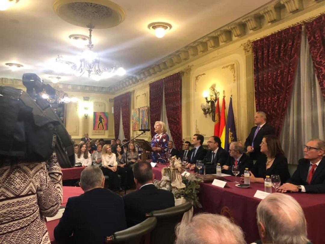 Pablo Casado abarrotó el Casino de Palencia en su pregón de Navidad