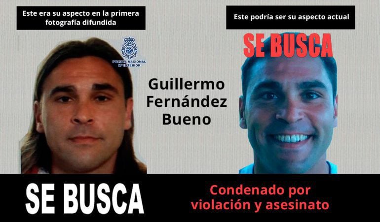 Imagen de Guillermo Fernández Bueno difundida por la Policía Nacional