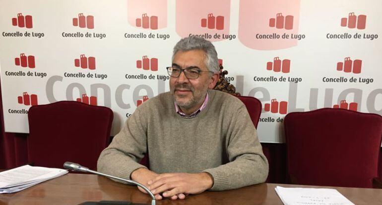 Miguel Fernández, portavoz del Concello de Lugo, detalla la situación de los presupuestos municipales de 2018