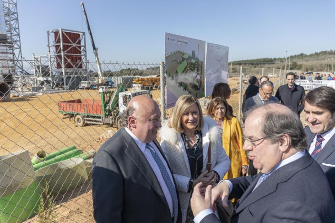 Visita a las obras de Forestalia del presidente de la Junta, Juan Vicente Herrera