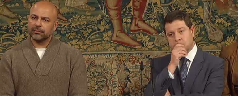 García Molina y García-Page en la presentación de los presupuestos de Castilla-La Mancha