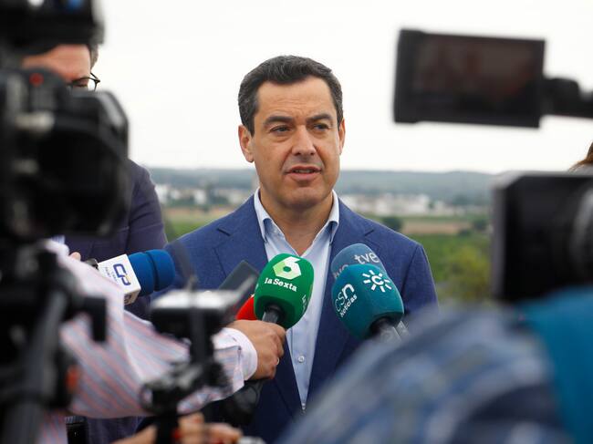 El presidente andaluz, Juanma Moreno