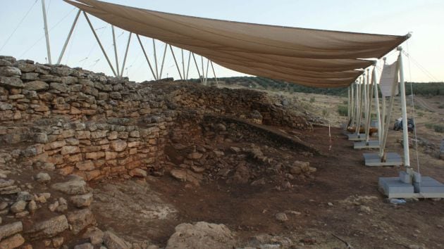 Poblado prehistórico de Villavieja, en Fuentes de Cesna, anejo de Algarinejo (Granada). Está siendo investigado por la Universidad de Granada (UGR)