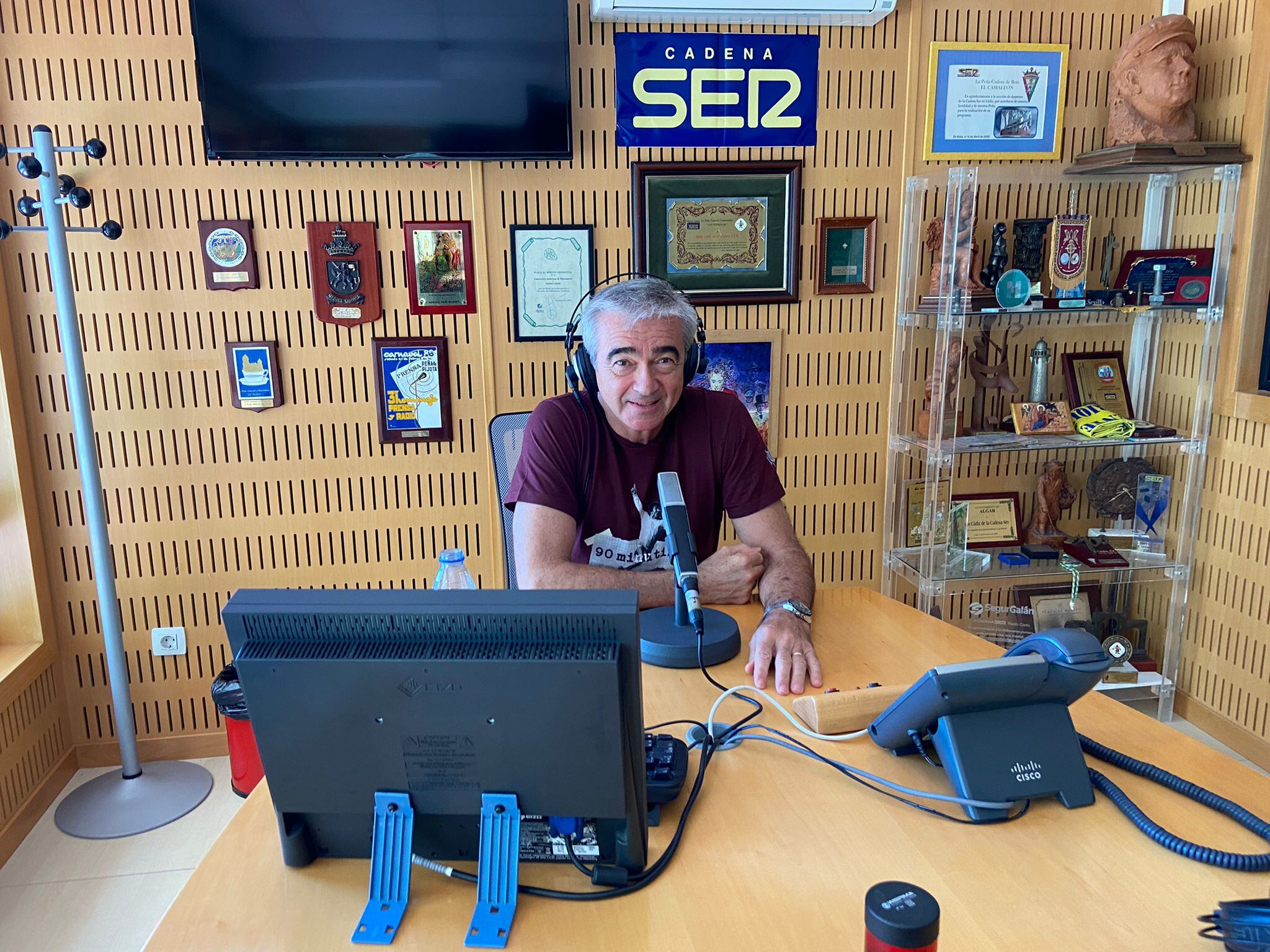 Carles Francino en Radio Cádiz. Foto LMA.