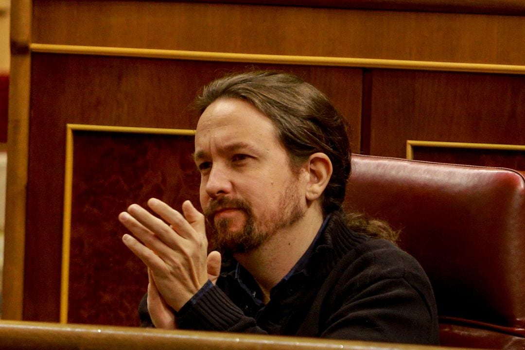 El secretario general de Podemos, Pablo Iglesias