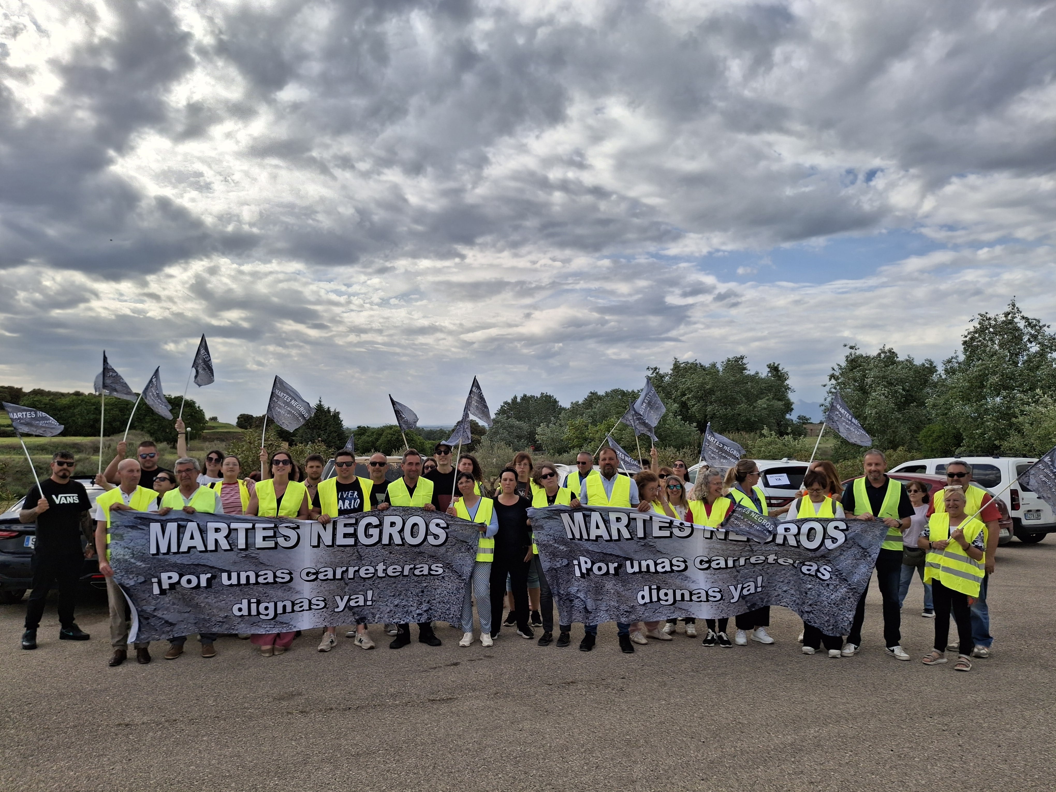 Tercer 'Martes Negro' en la A-131.