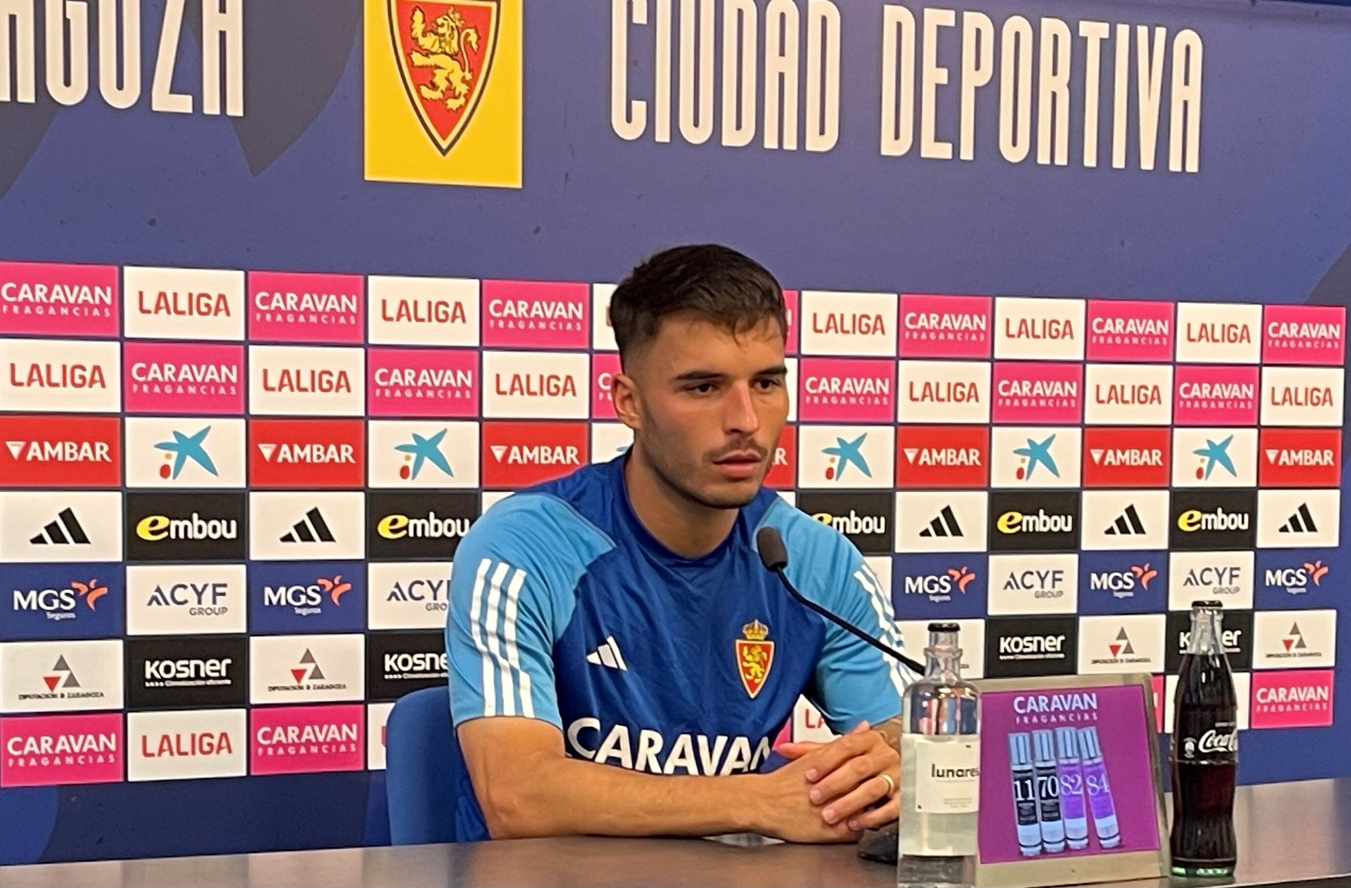 Lluis López ha atendido a los medios de comunicación en la sala de prensa de la Ciudad Deportiva