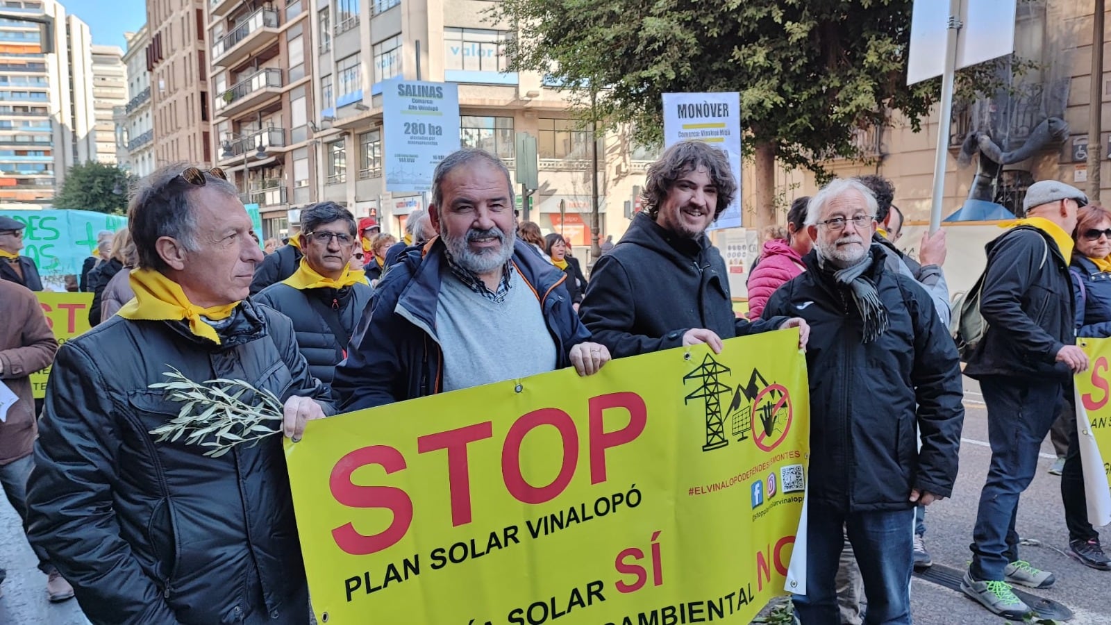 Momento de la manifestación