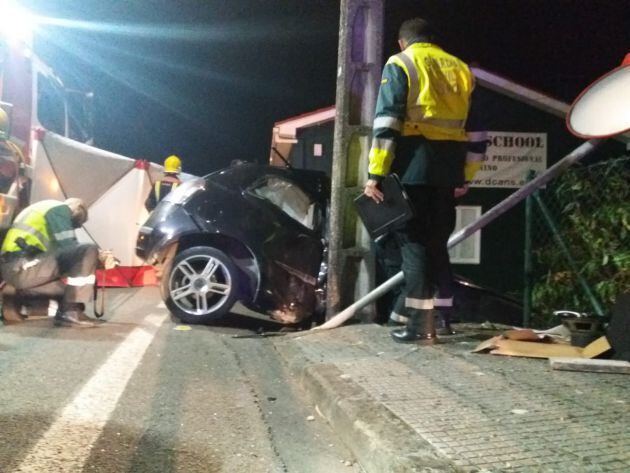 Accidente de tráfico en Sada