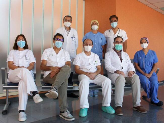 Profesionales del Hospital Mancha Centro participantes en la operación