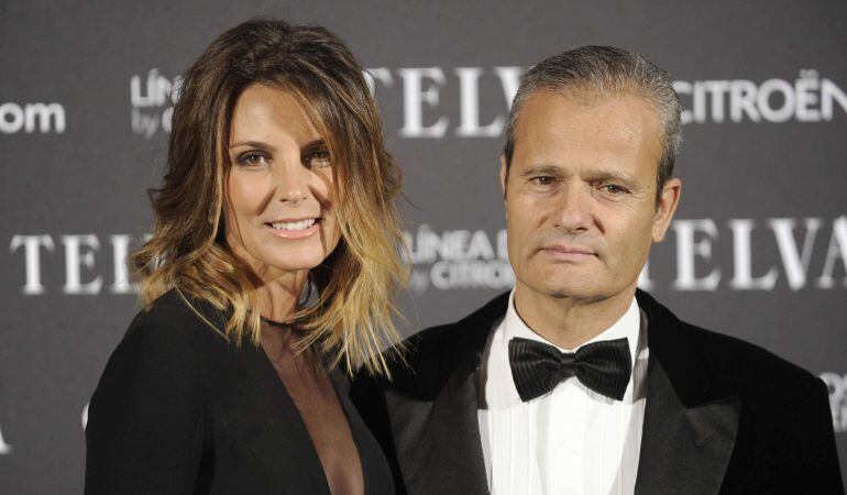 El empresario Javier Merino, junto a su esposa Mar Flores, en una fotografía de archivo.