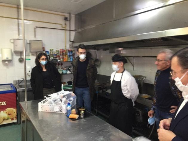 Cocina del restaurante Casa Sicilia