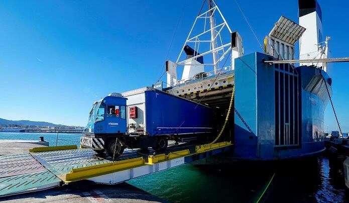 Tráfico entre Algeciras y Tánger MED