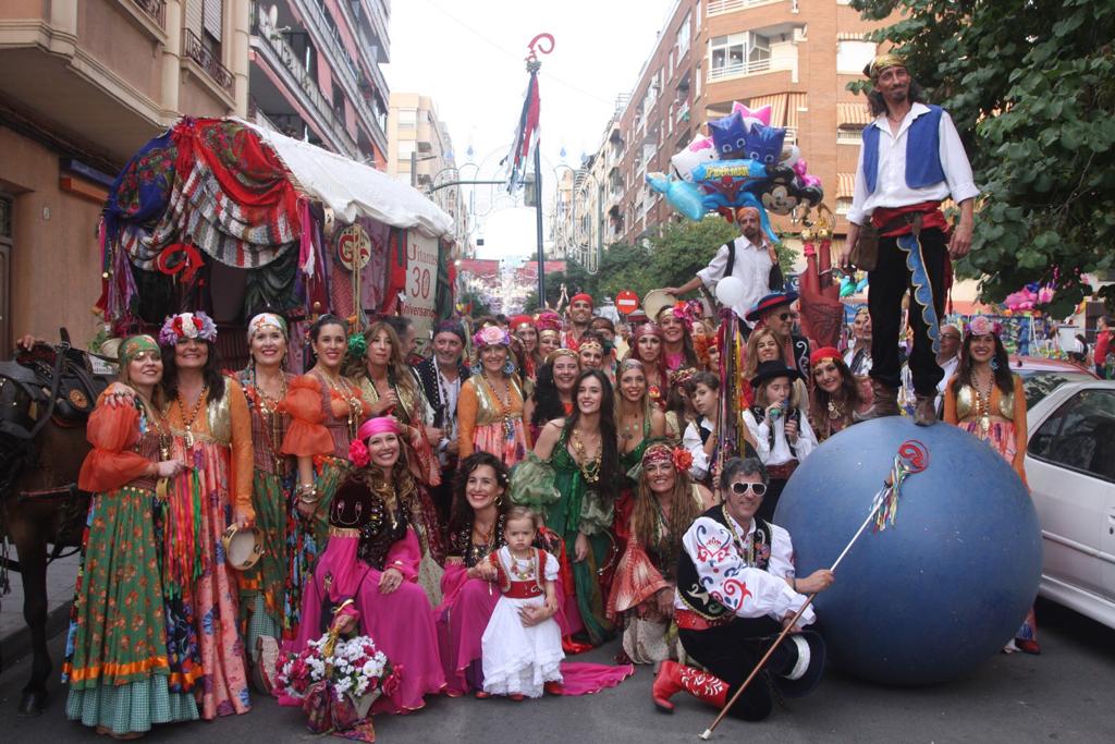 Foto de familia en las fiestas de 2019.