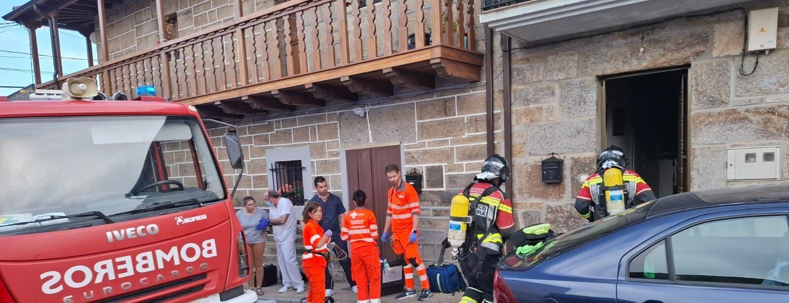 Un hombre fallece en un incendio en Villardeciervos. Foto: Diputación de Zamora