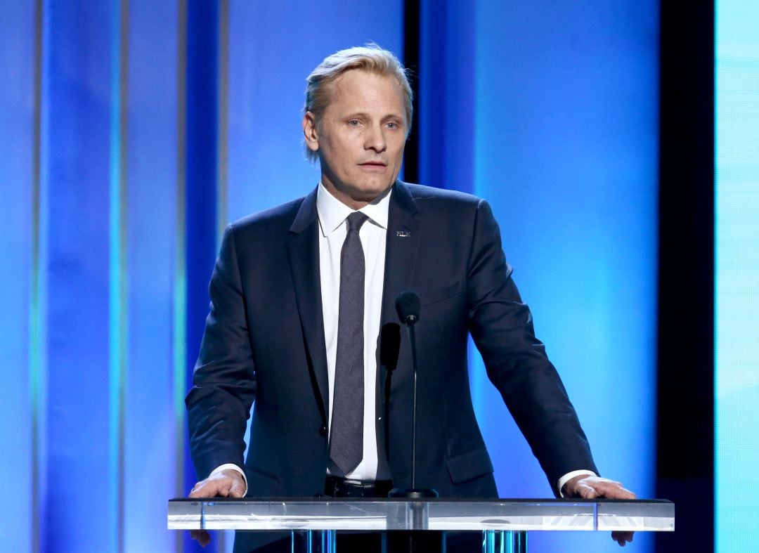 Viggo Mortensen, en la gala de una entrega de premios en 2019