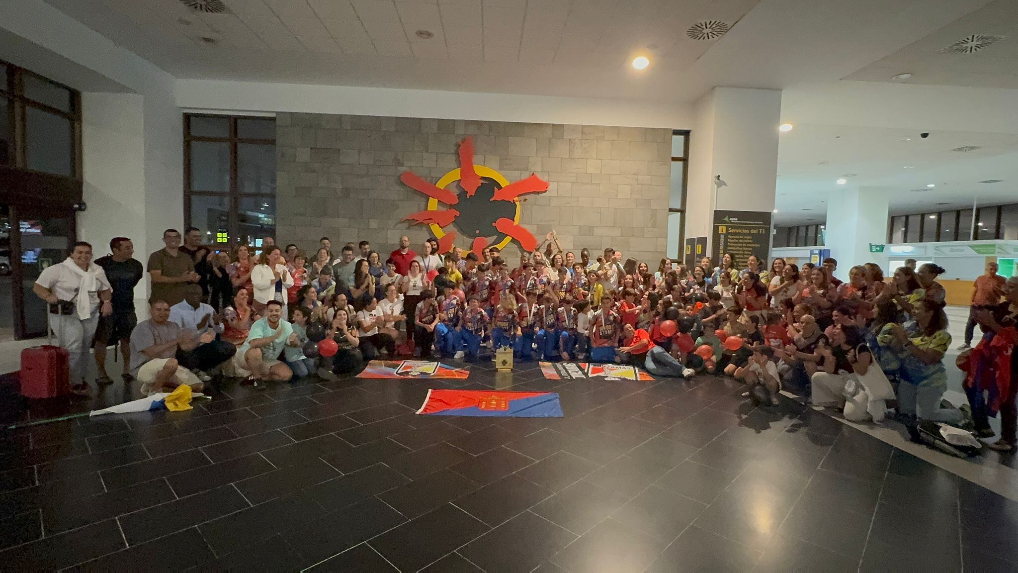 Recibimiento al Zonzamas Wood Store, Campeón de Canarias Alevín Masculino de Balonmano.