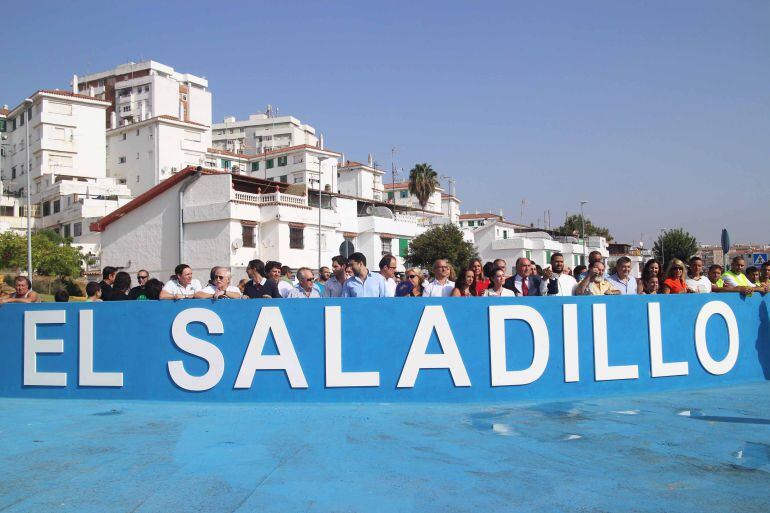 Concentración en defensa de la imagen de El Saladillo